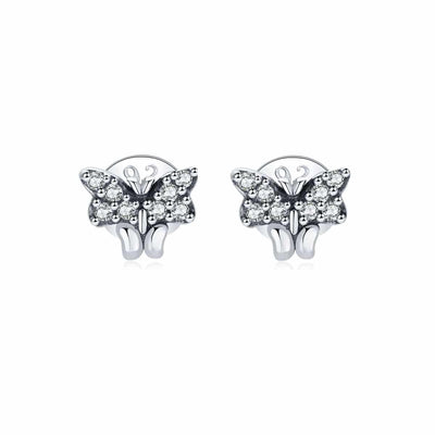 Boucles d'oreilles Brillance de papillons