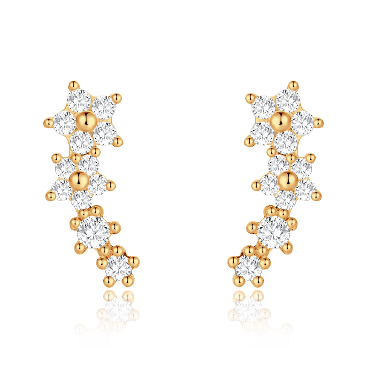 Pendientes Flores Blancas - LePetiteMarie