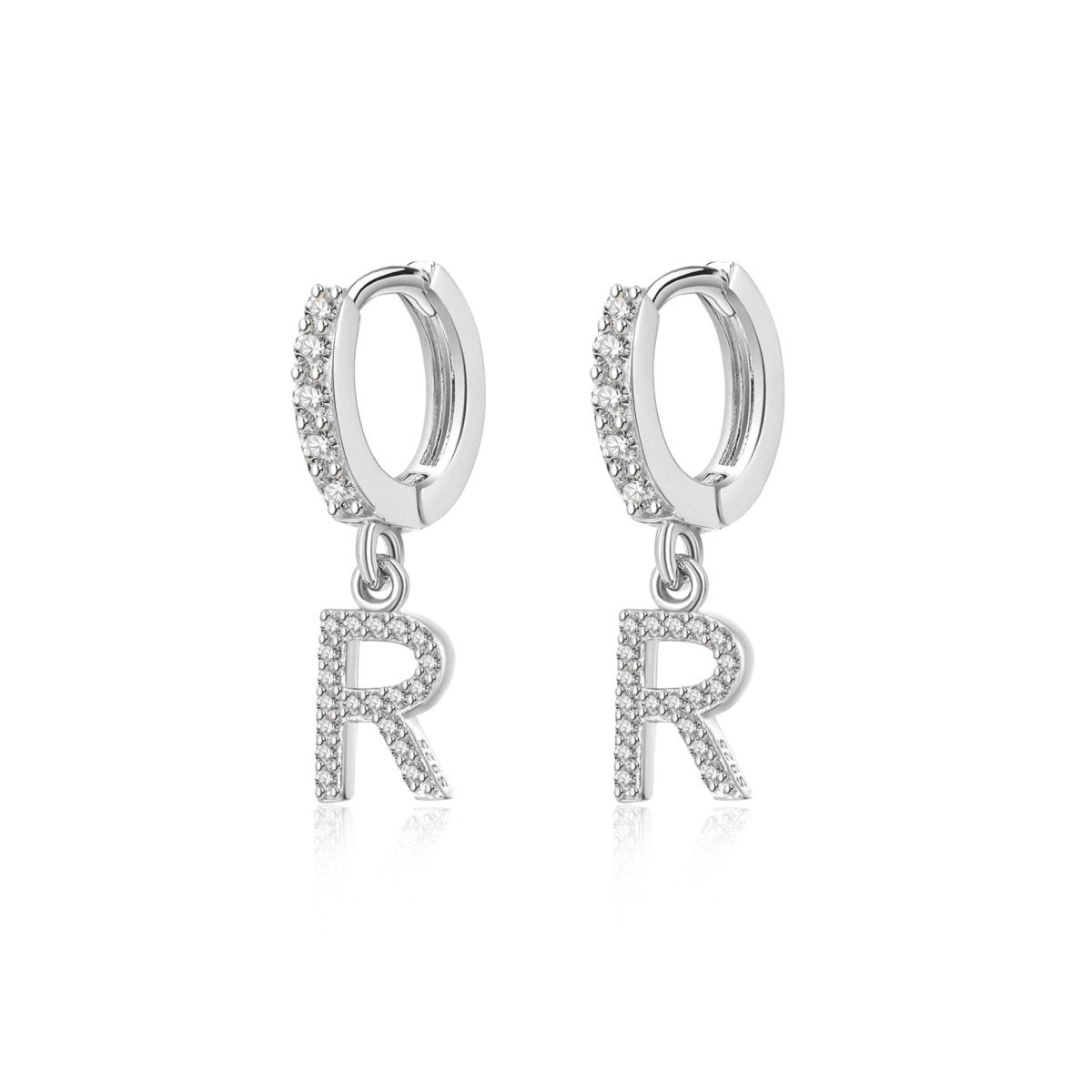 Pendientes Inicial Hoops - LePetiteMarie