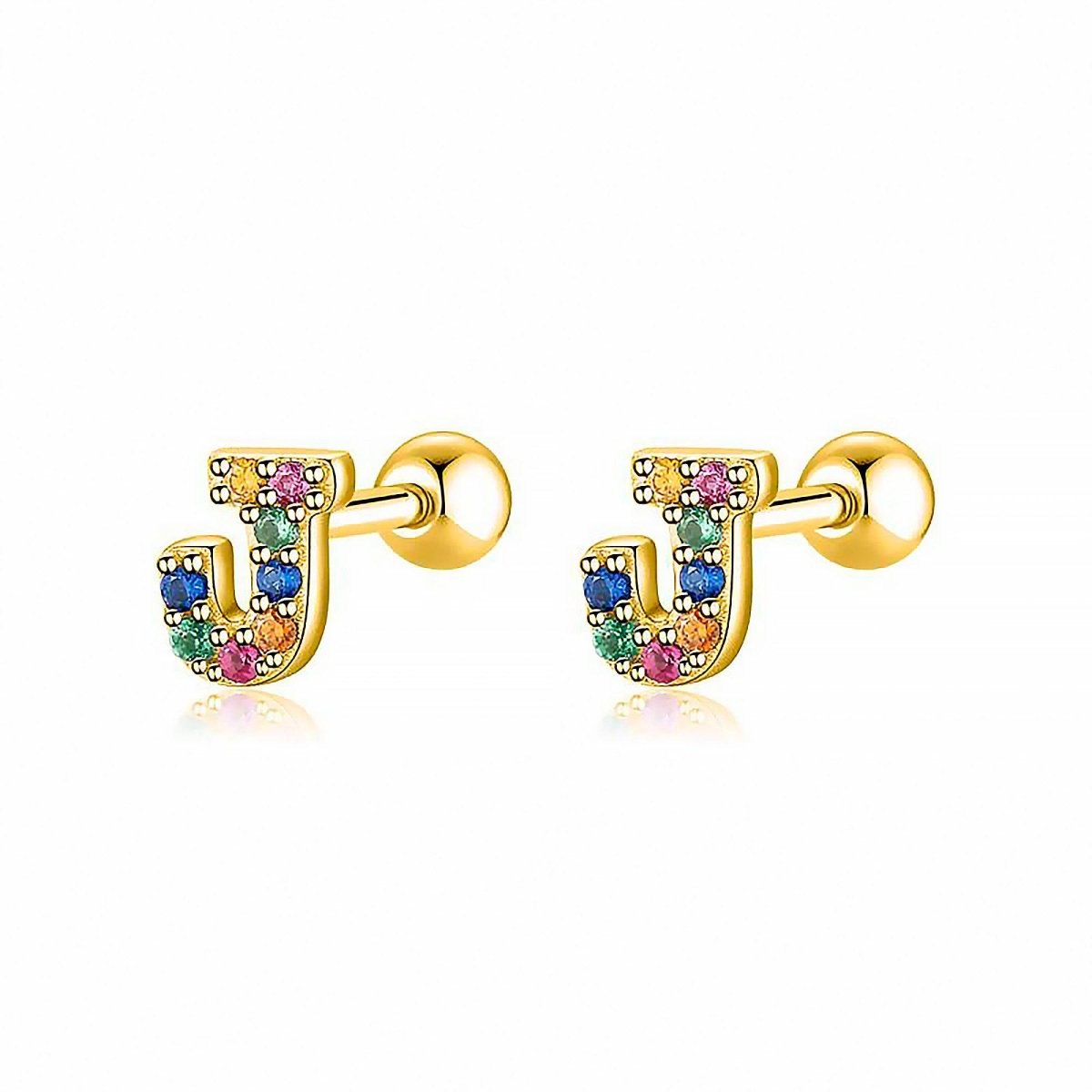 Pendientes Letritas Color - LePetiteMarie