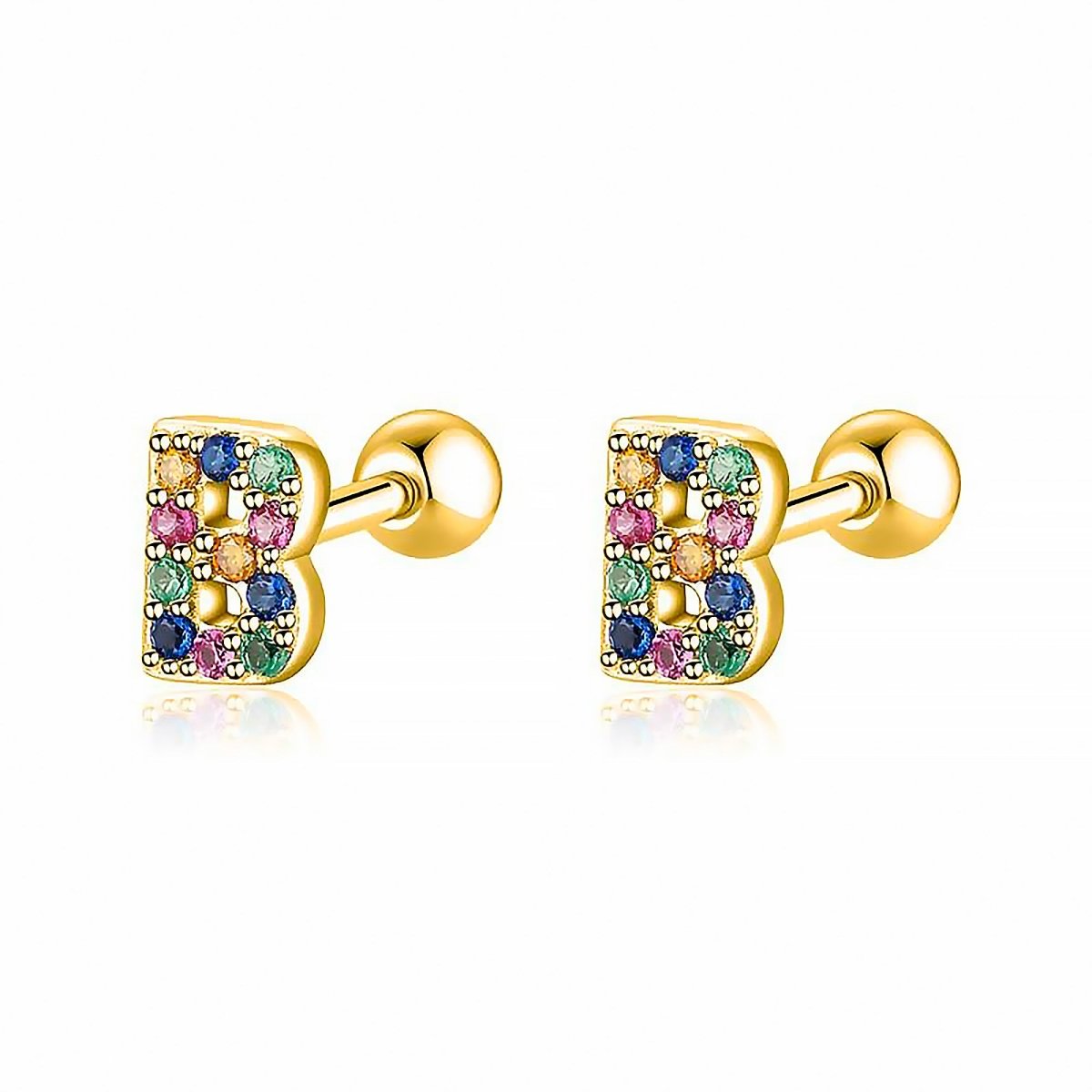 Pendientes Letritas Color - LePetiteMarie