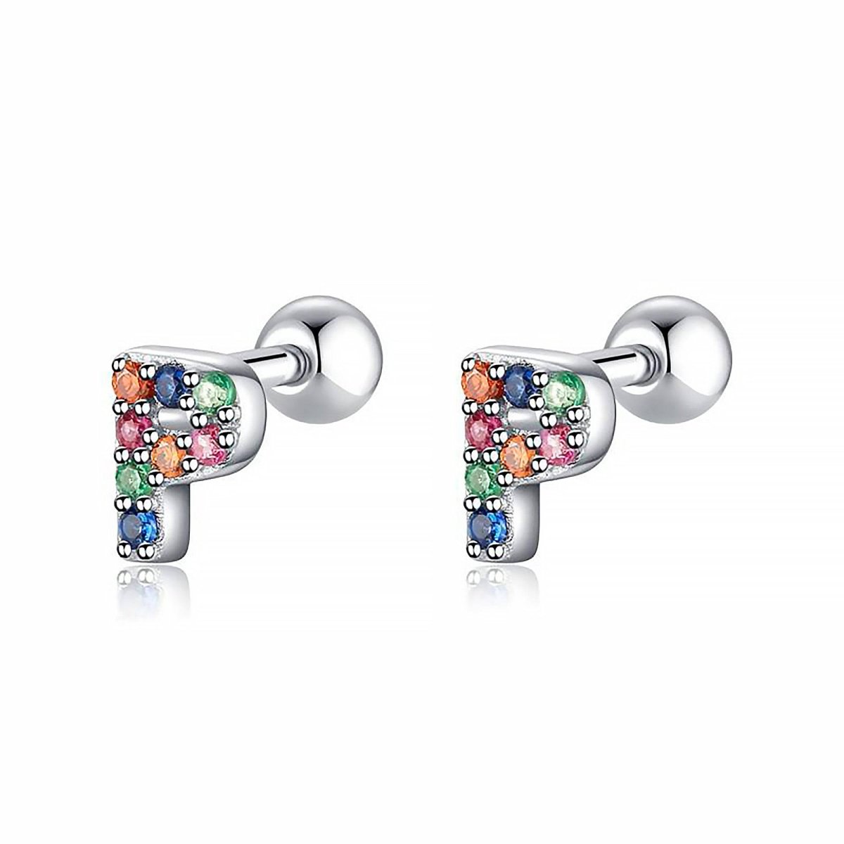 Pendientes Letritas Color - LePetiteMarie