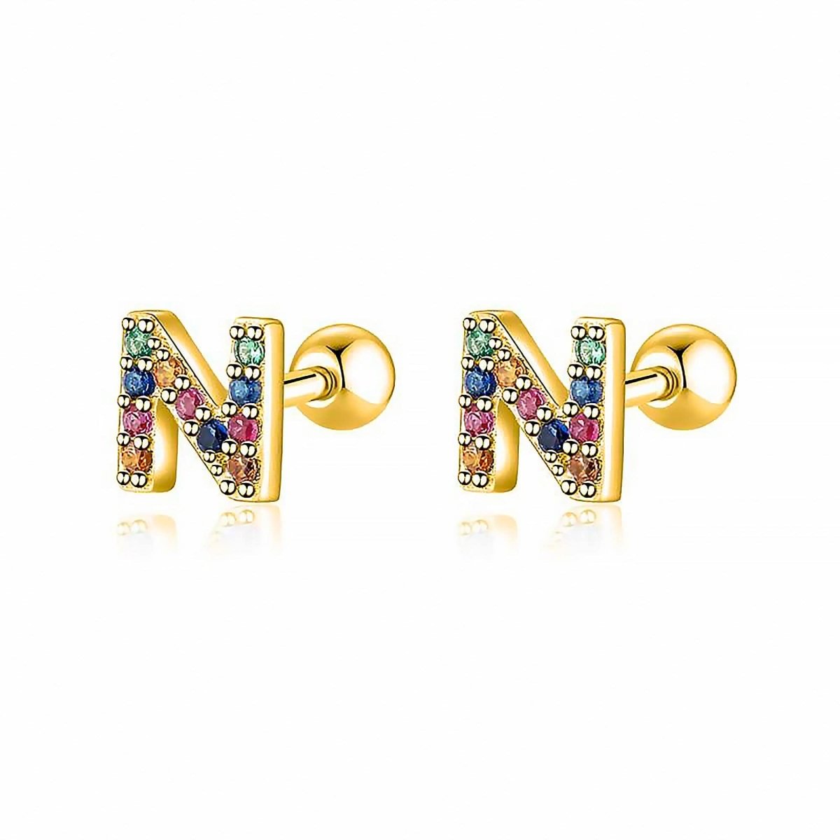 Pendientes Letritas Color - LePetiteMarie