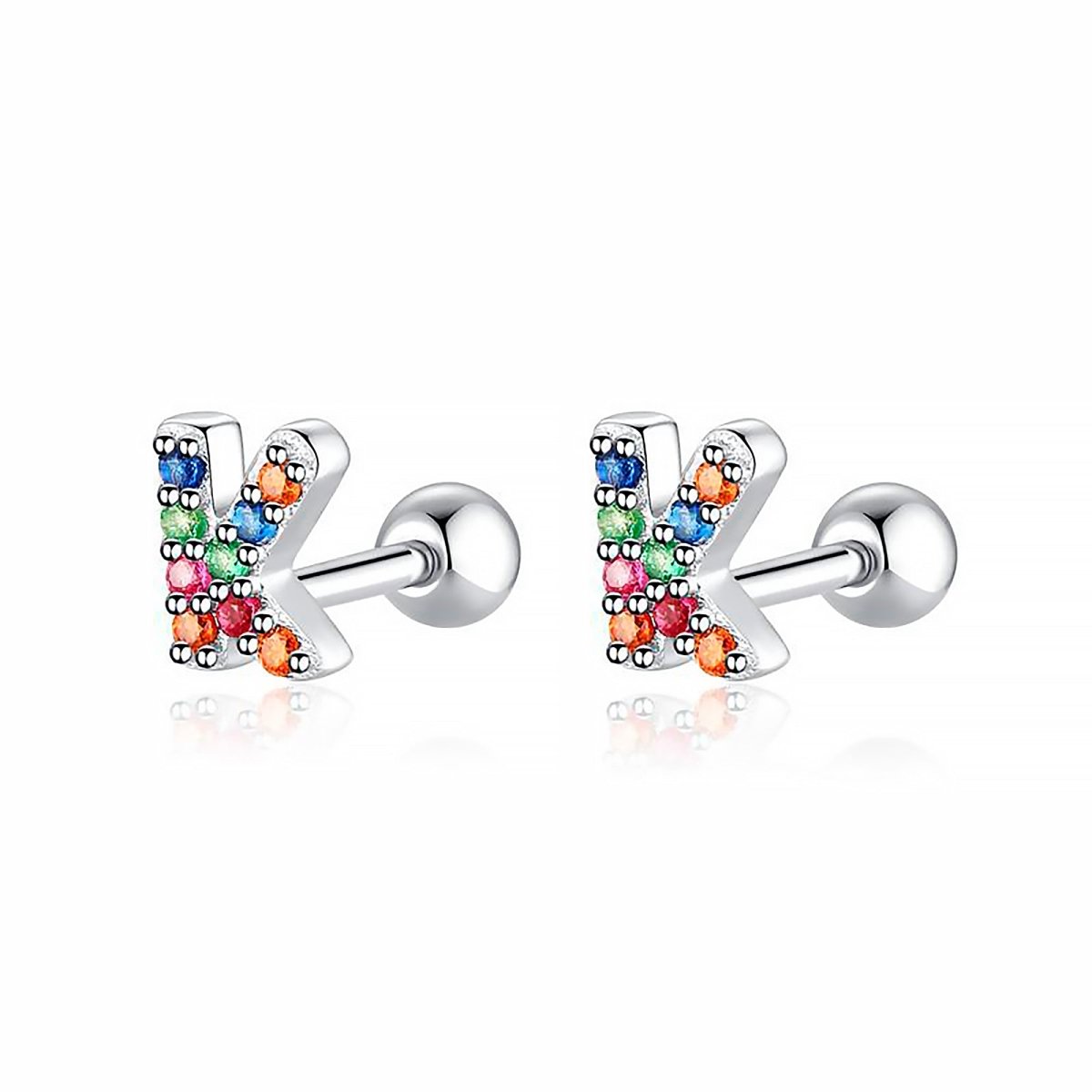 Pendientes Letritas Color - LePetiteMarie