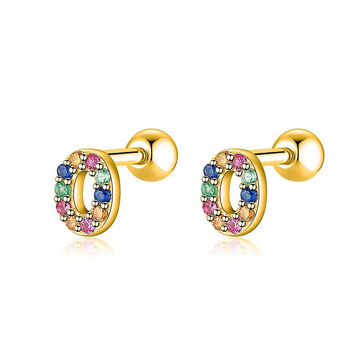 Pendientes Letritas Color - LePetiteMarie