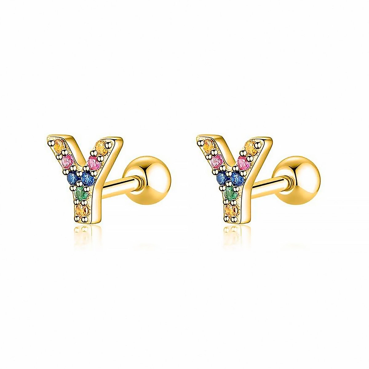 Pendientes Letritas Color - LePetiteMarie