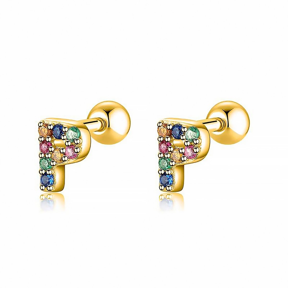 Pendientes Letritas Color - LePetiteMarie
