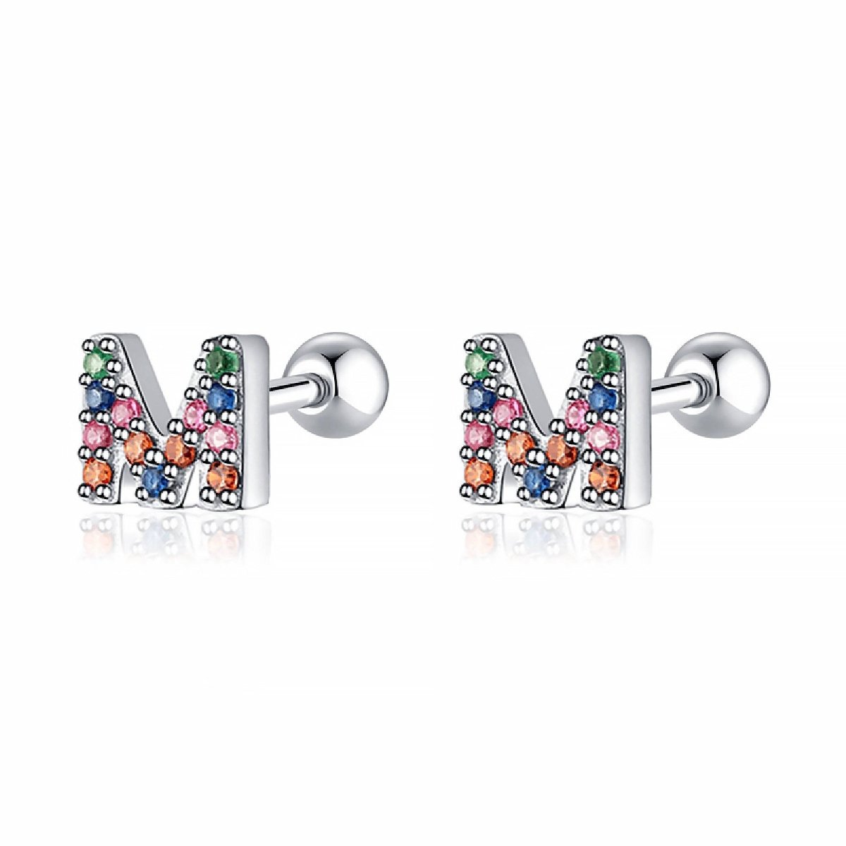 Pendientes Letritas Color - LePetiteMarie