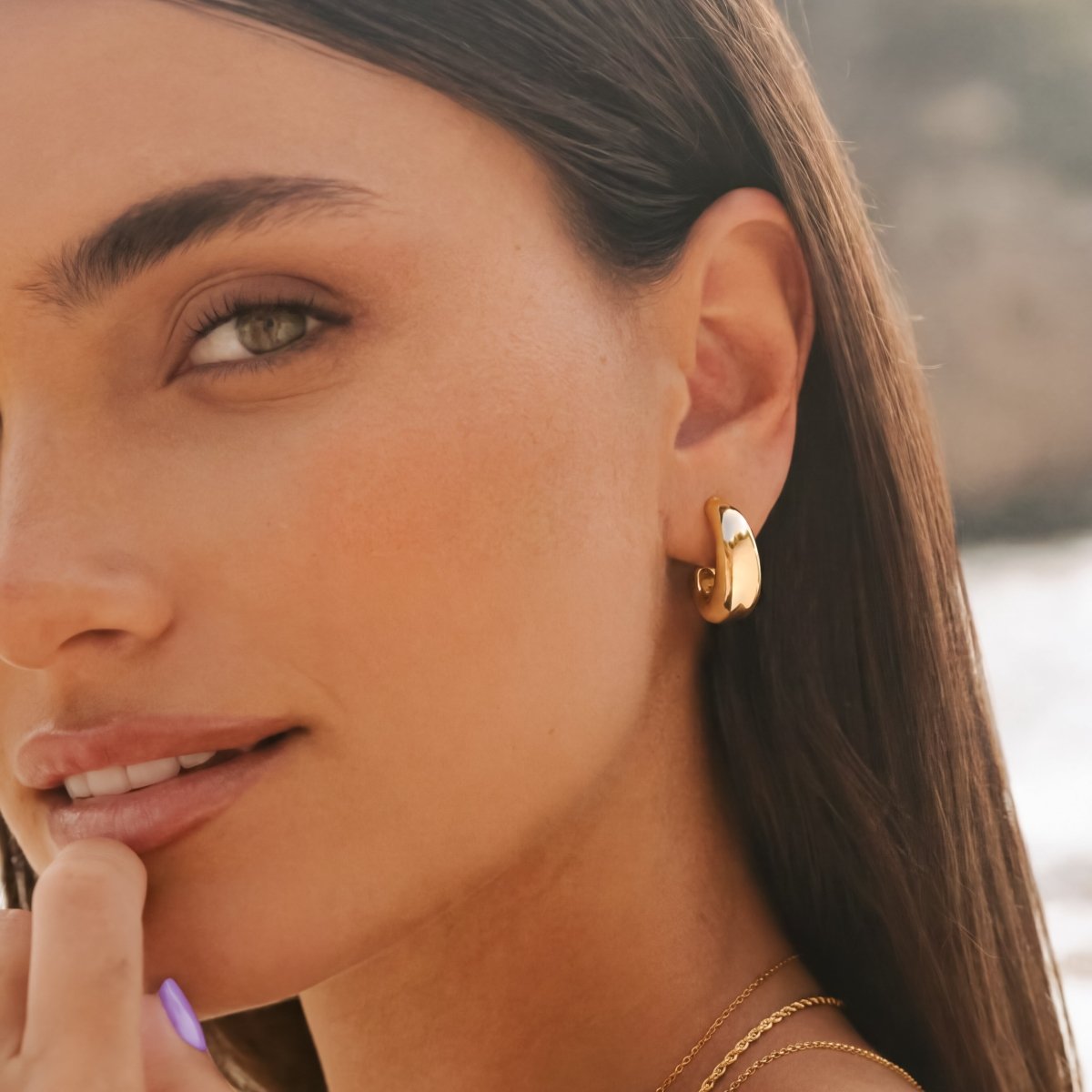 Pendientes Semiaro Combado - LePetiteMarie