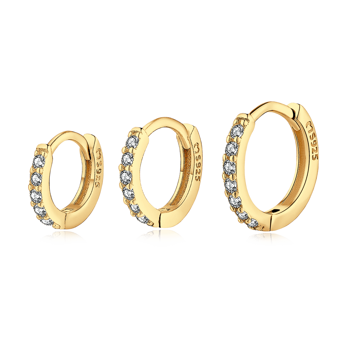 Pendientes Triple Aros - LePetiteMarie