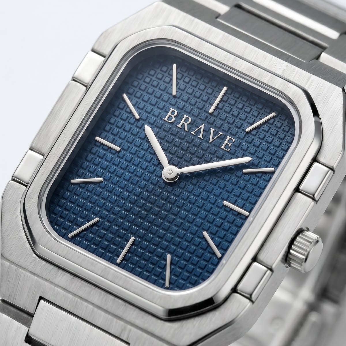 Reloj BRAVE ~ Brando Silver - Navy - LePetiteMarie
