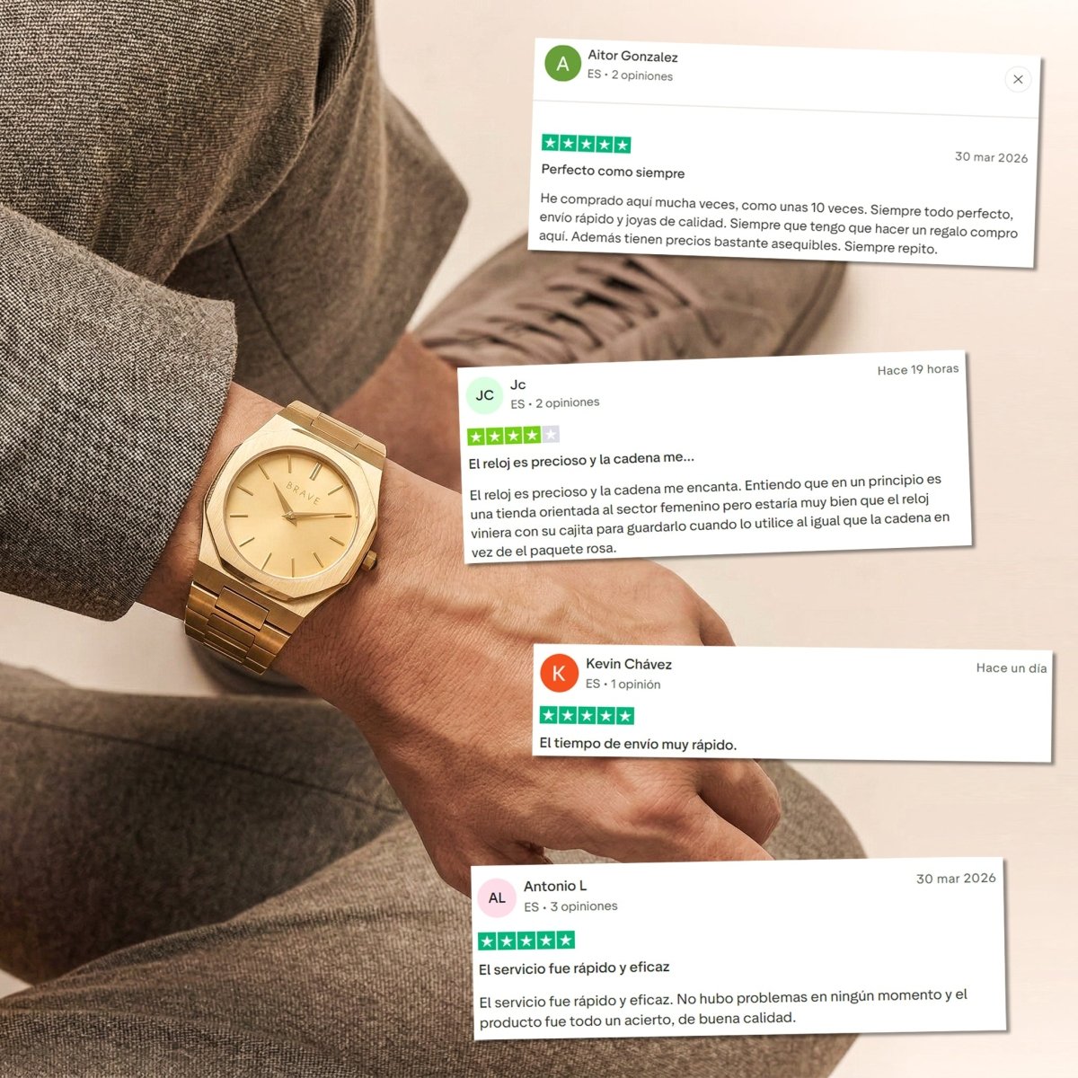 Reloj BRAVE ~ Empire GoldPassion - LePetiteMarie