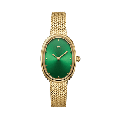 Montre Vintage Royal ~ Or/Vert