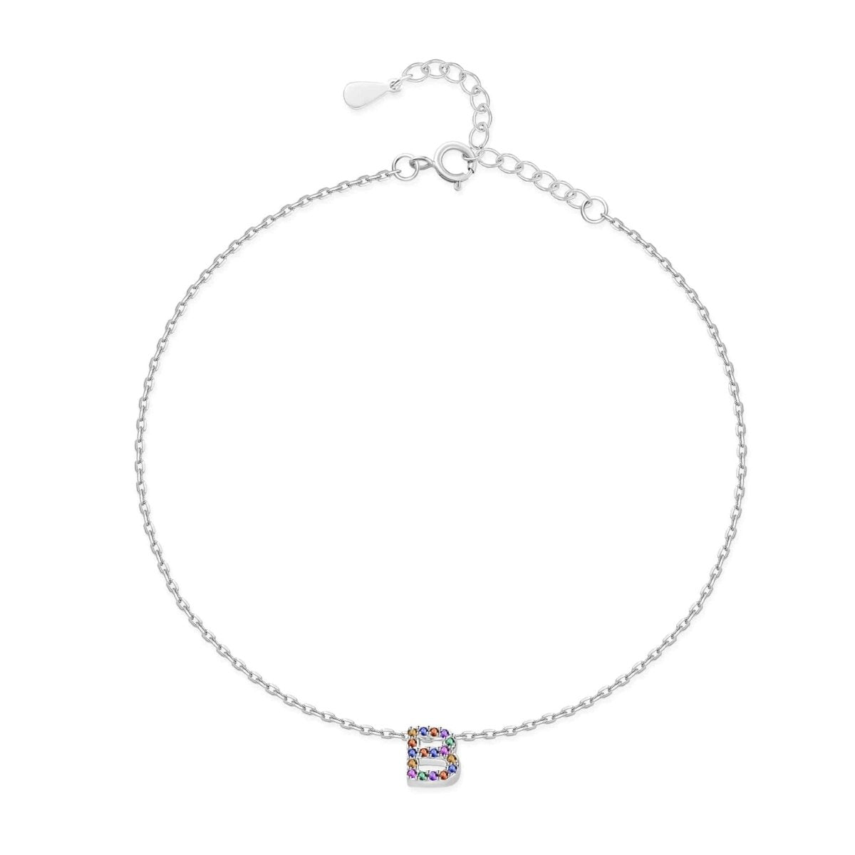 Tobillera Inicial Irisada - LePetiteMarie