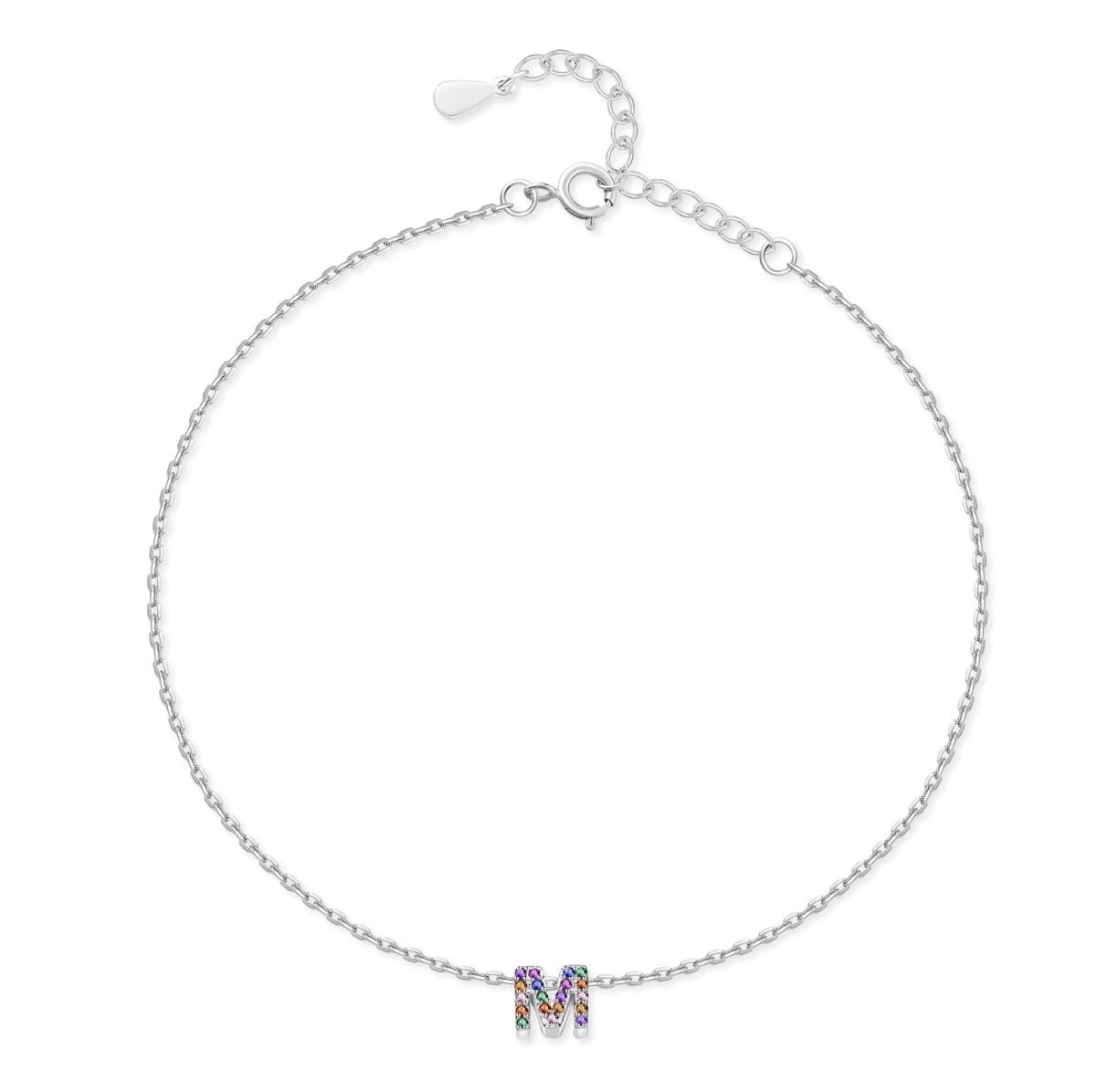 Tobillera Inicial Irisada - LePetiteMarie