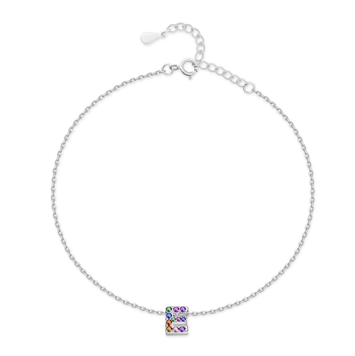 Tobillera Inicial Irisada - LePetiteMarie