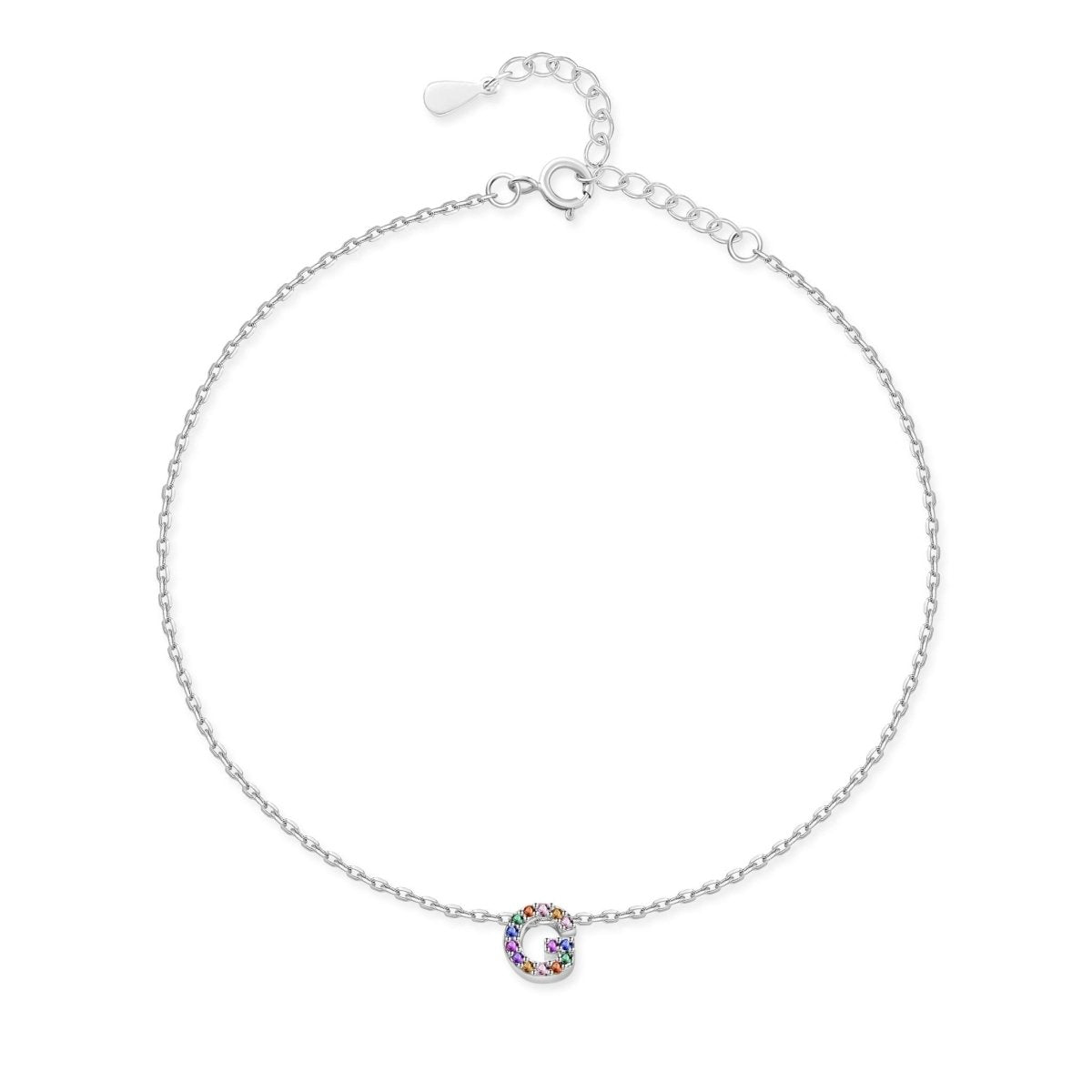 Tobillera Inicial Irisada - LePetiteMarie