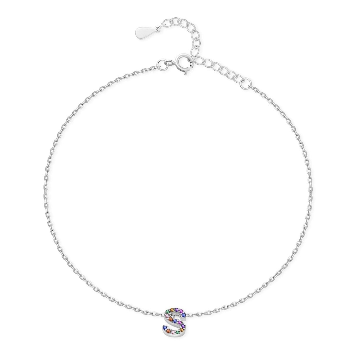 Tobillera Inicial Irisada - LePetiteMarie