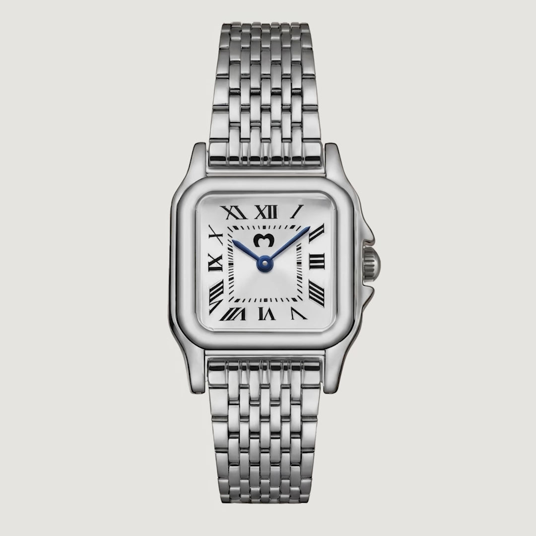 Montre ~ Europa Silver-White
