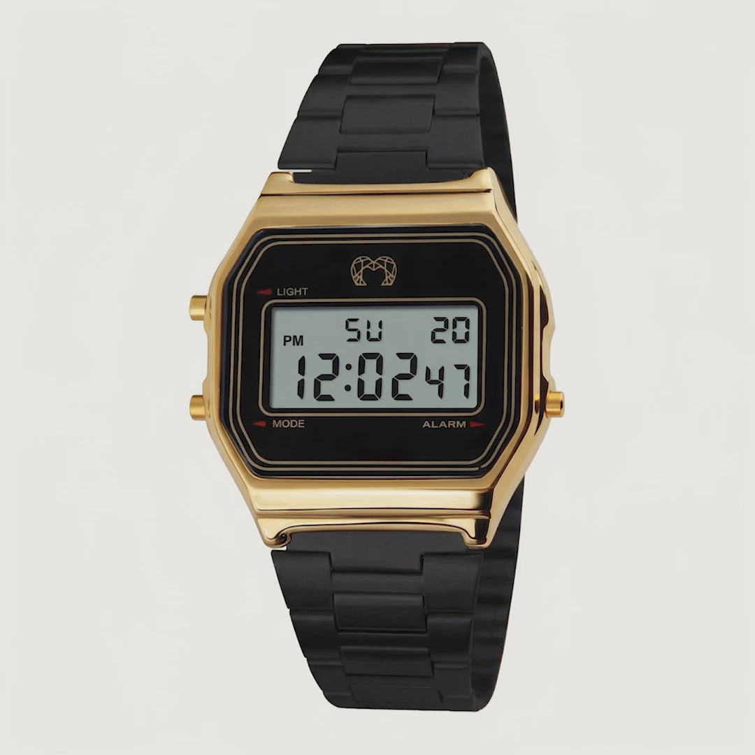 Montre numérique vintage ~ BlackGold