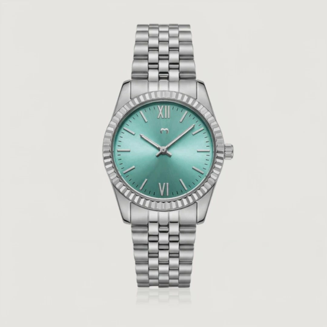 Montre ~ Century Silver-Soft Green