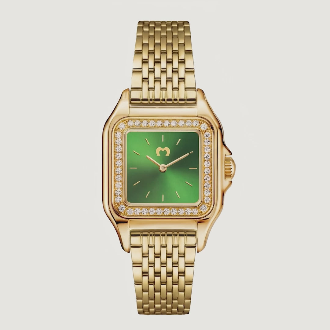 Montre ~ Hampton Lux Gold-Green