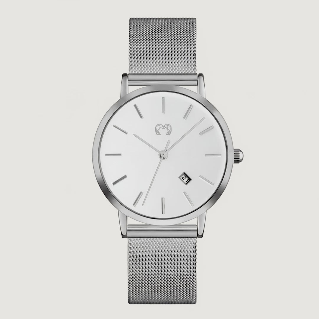 Montre Petite Marie ~ SilverWhite