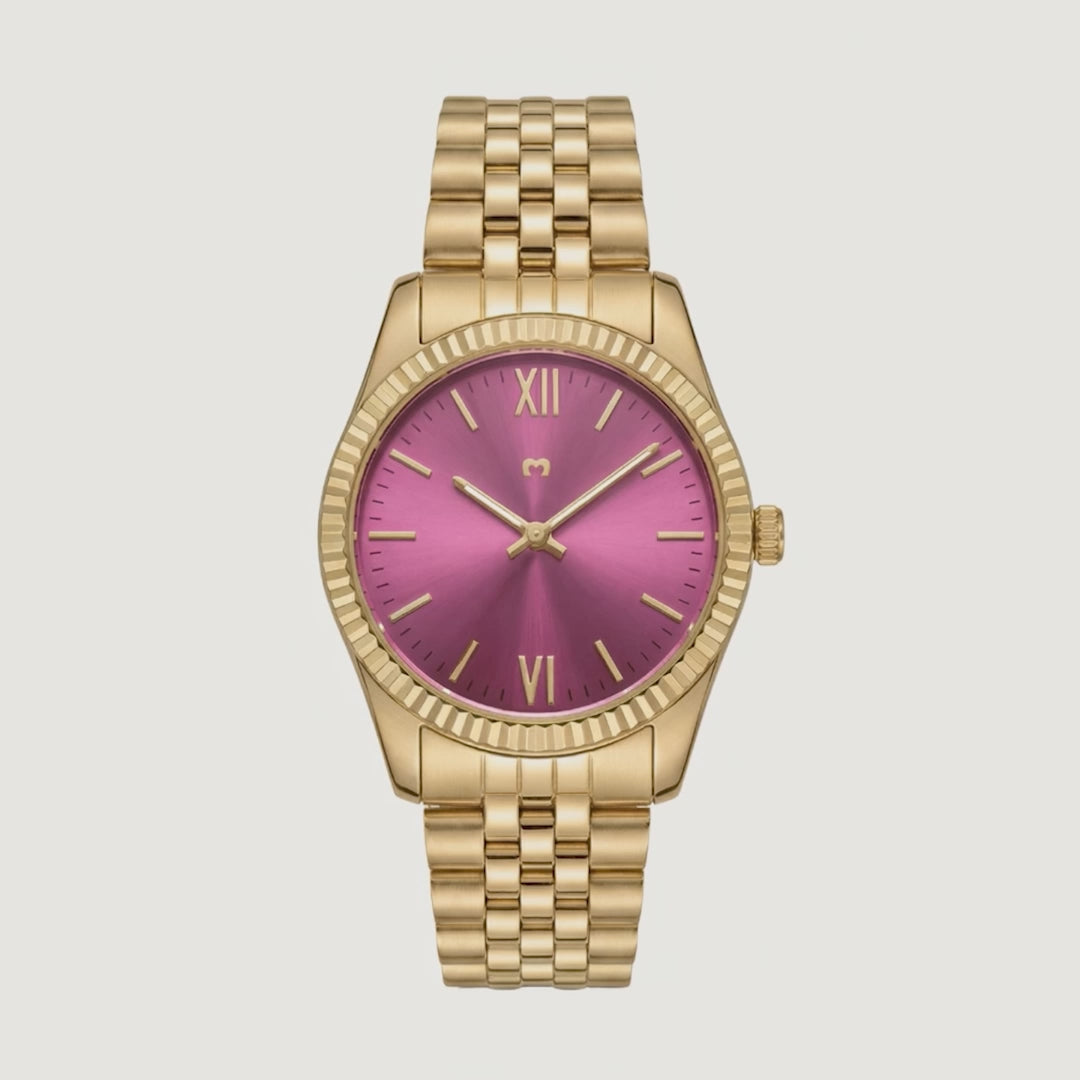 Montre ~ Century Gold-Garnet