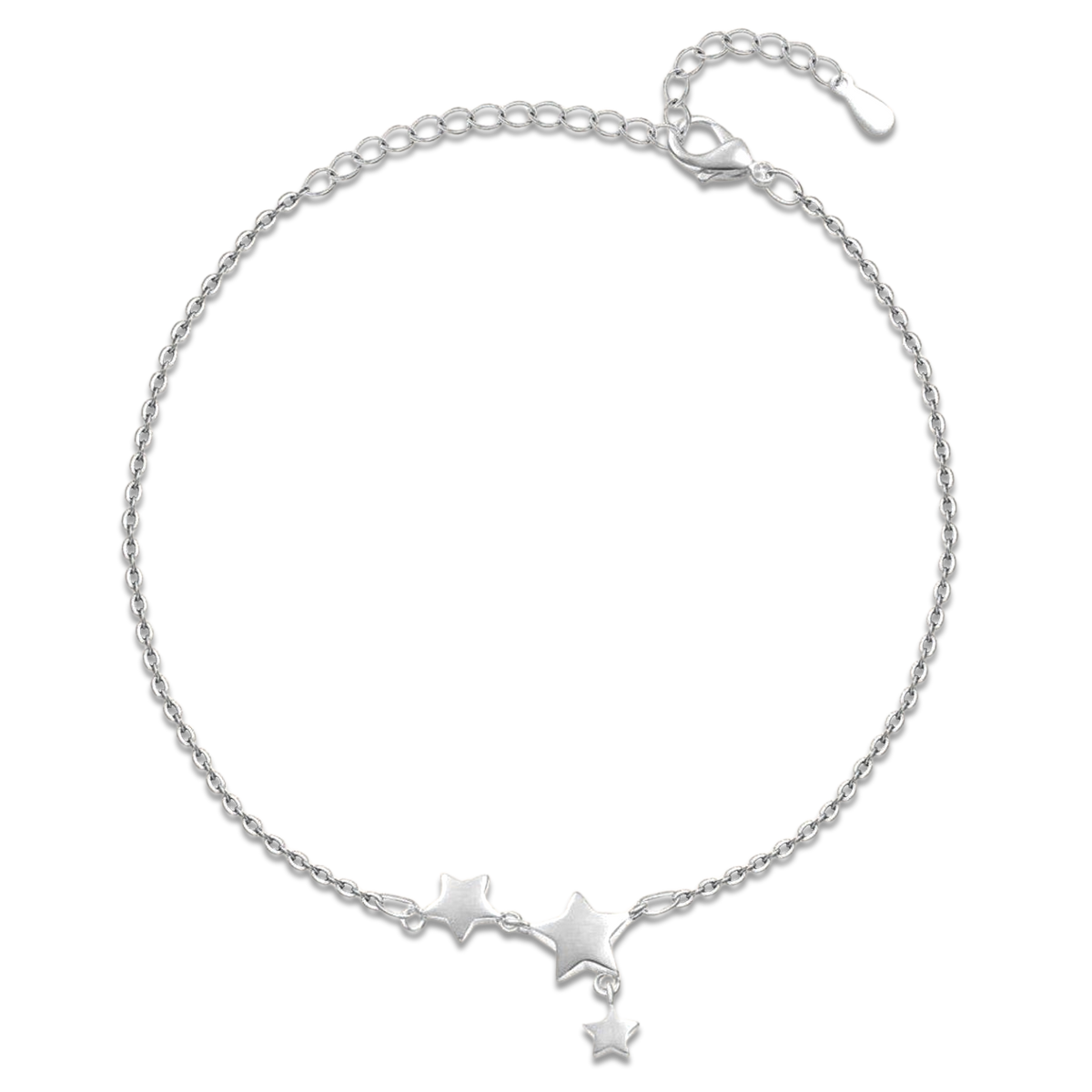 Shiny Star Anklet - SophiaJewels