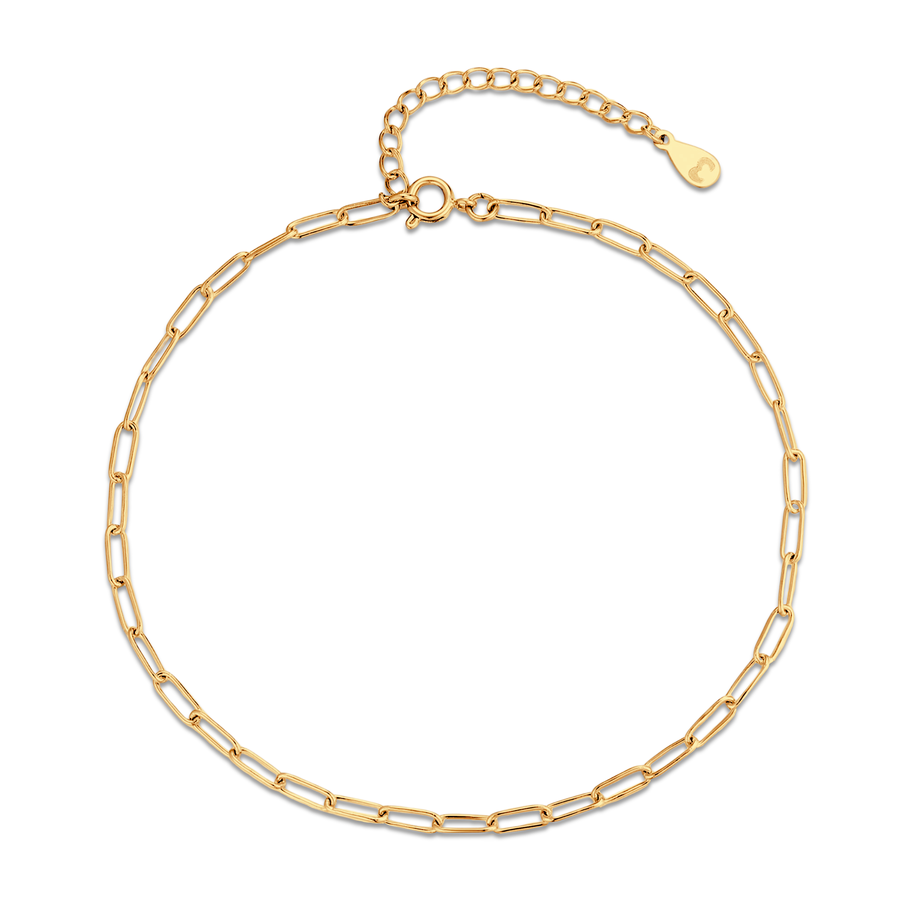 Fine Link Anklet - SophiaJewels