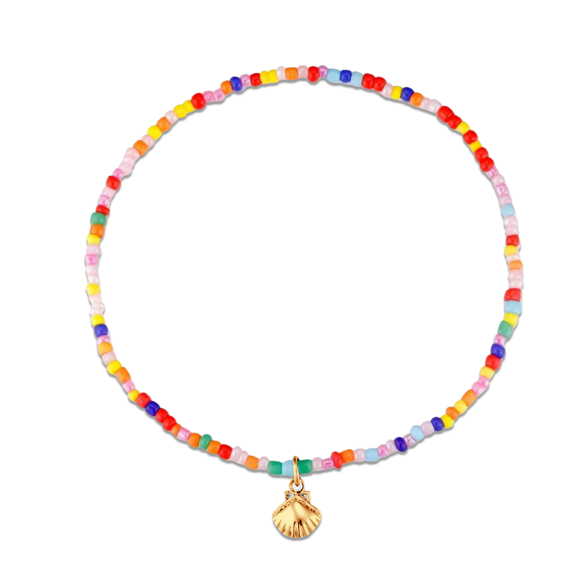 Multicolour Shell Anklet - SophiaJewels