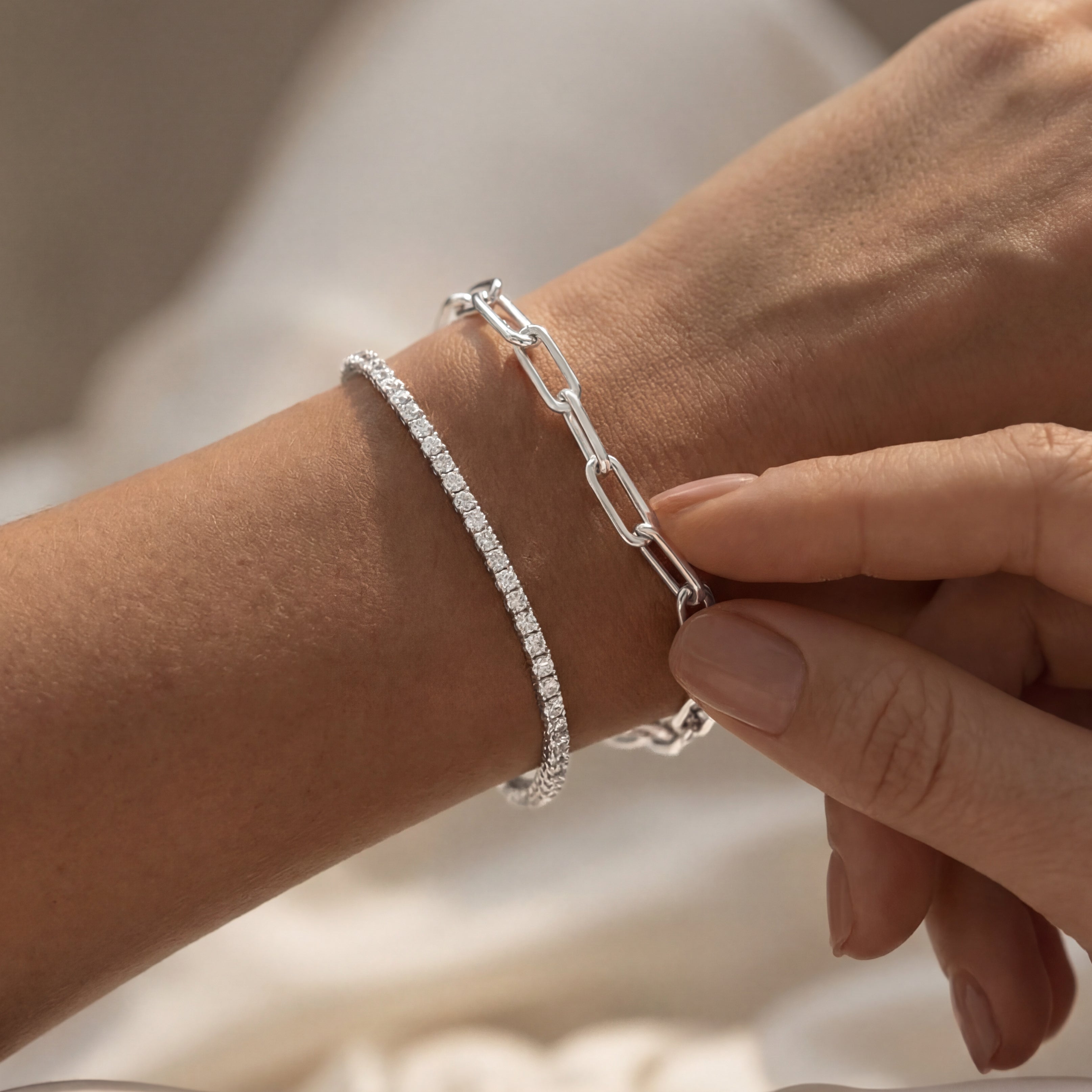 Sparkle Riviere Bracelet