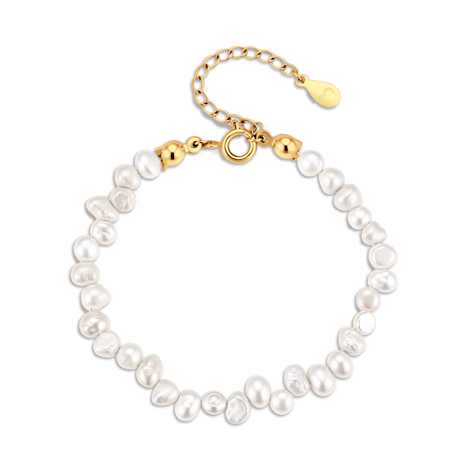 Bracelet perles moulées