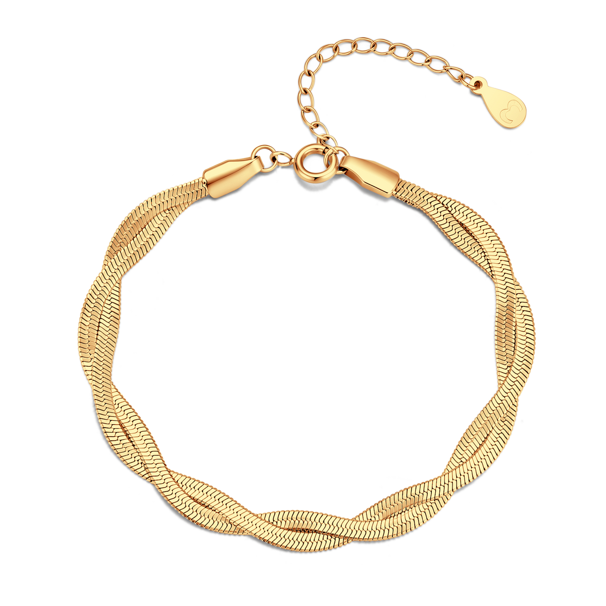 Bracelet double tressé