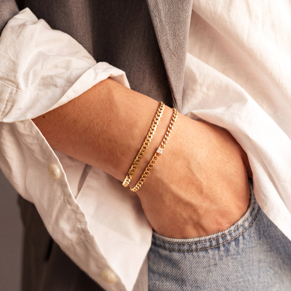 Bracelets tissés mixtes