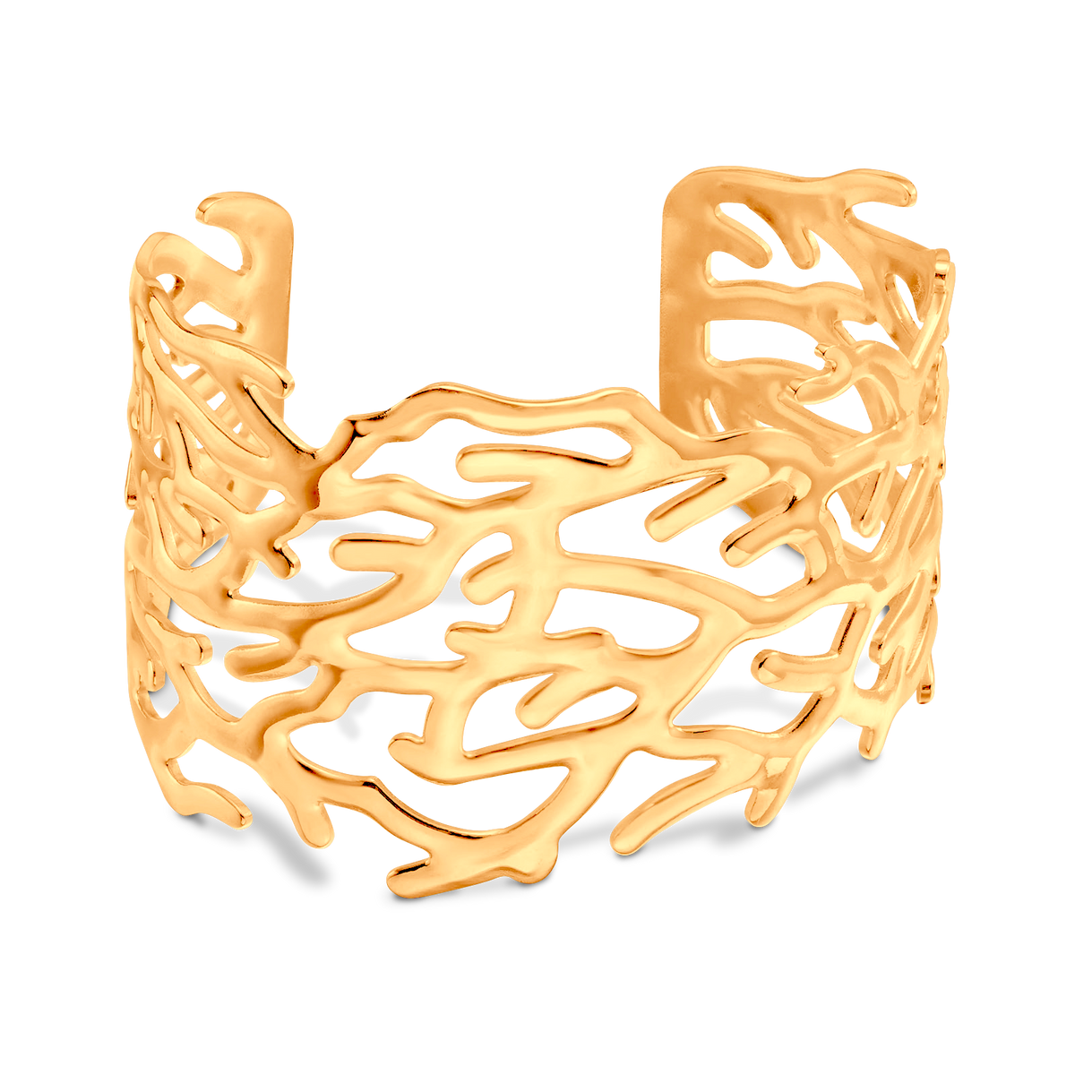 Coral Cuff Bracelet - SophiaJewels