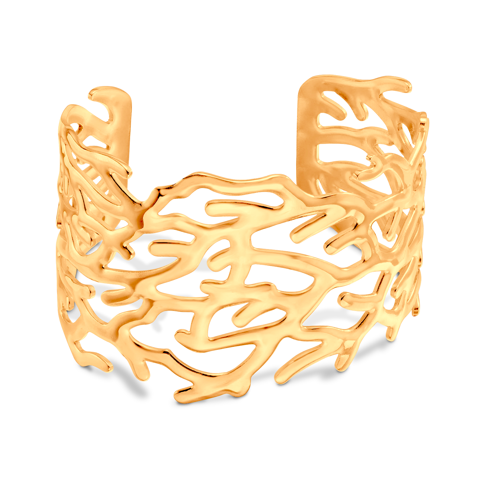 Coral Cuff Bracelet - SophiaJewels