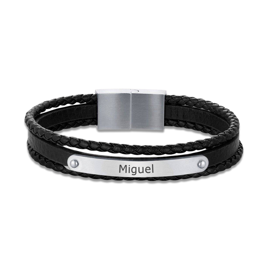 Bracelet Rebel BRAVE pour homme - Personnalisé