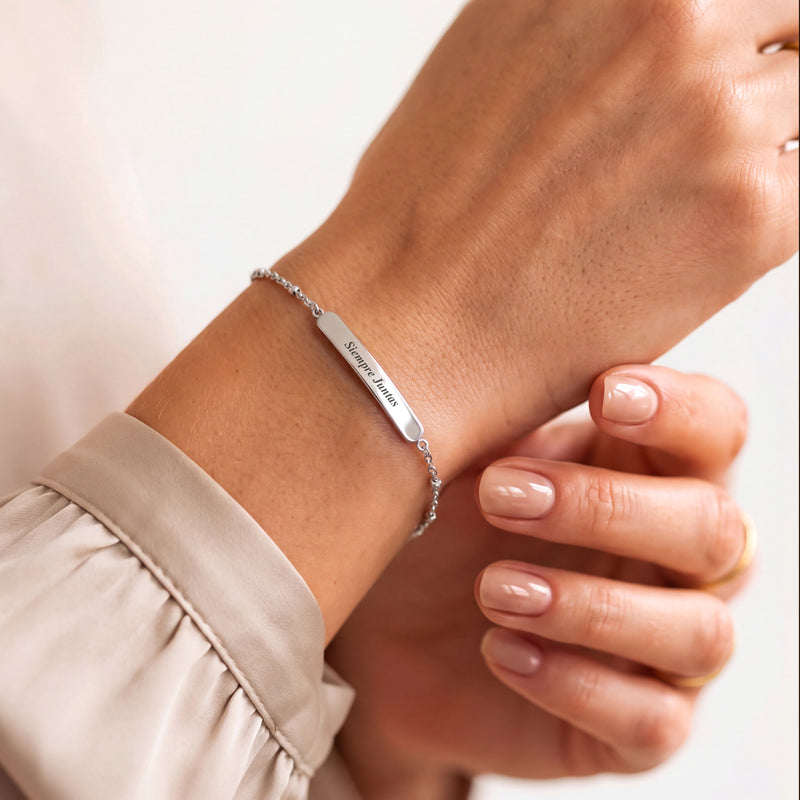 Bracelet Barre Éternelle - Personnalisé