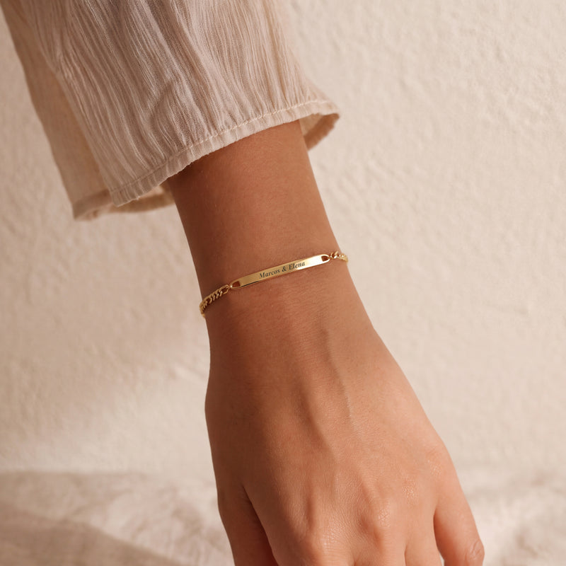Armband Vergissmeinnicht - Damen ~ Personalisiert