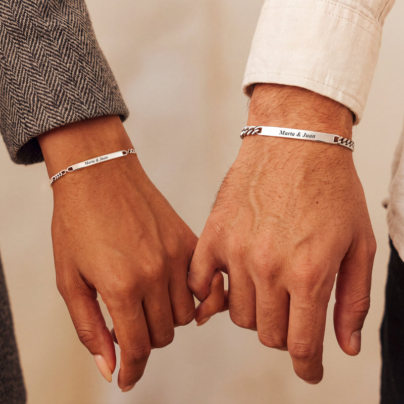 Bracelet Ne m'oublie pas - Homme ~ Personnalisé