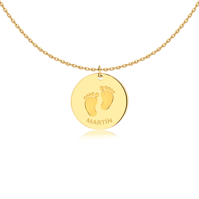 Footsteps Necklace - Personalised - SophiaJewels