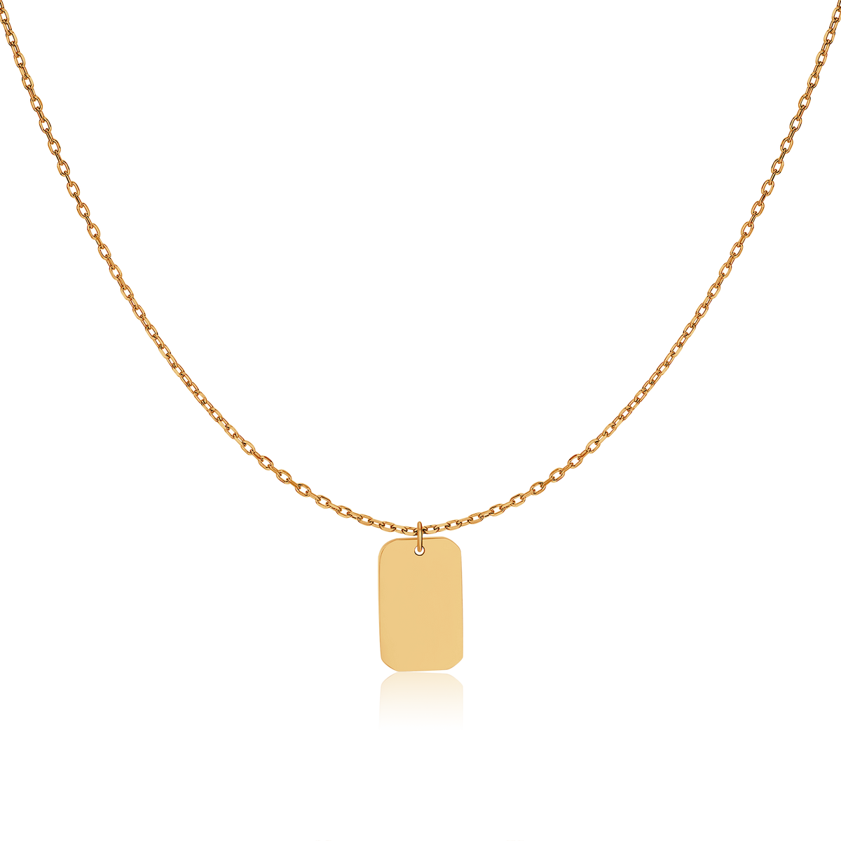 Plate Necklace - Personalized