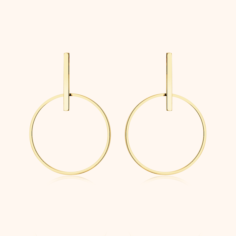 Minimalist Hoops Earrings - SophiaJewels
