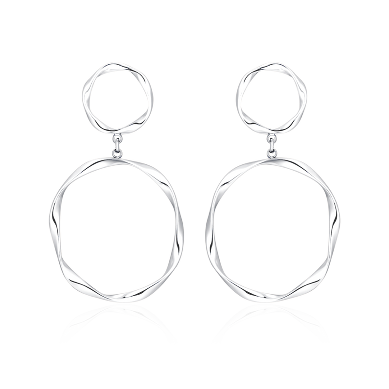 Hanging Hoops Earrings - SophiaJewels