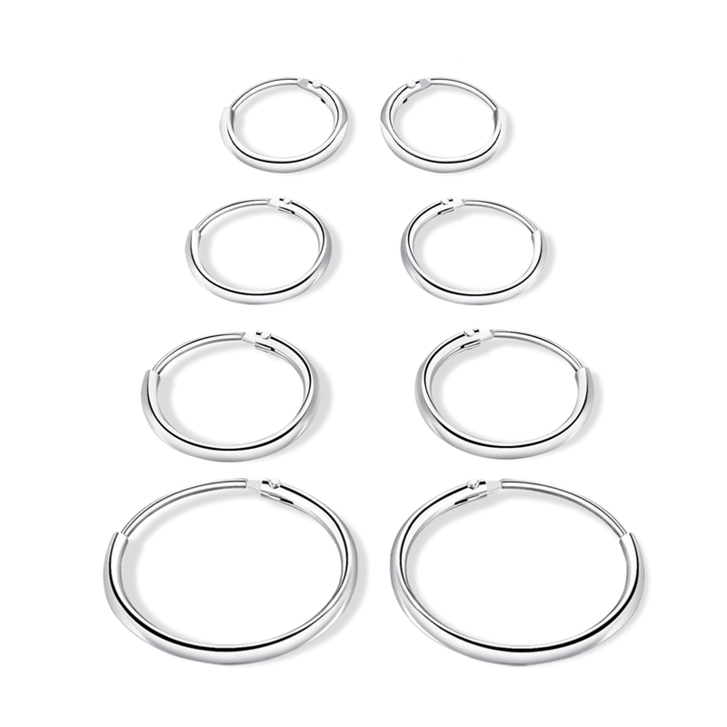Simple Hoops Earrings - SophiaJewels