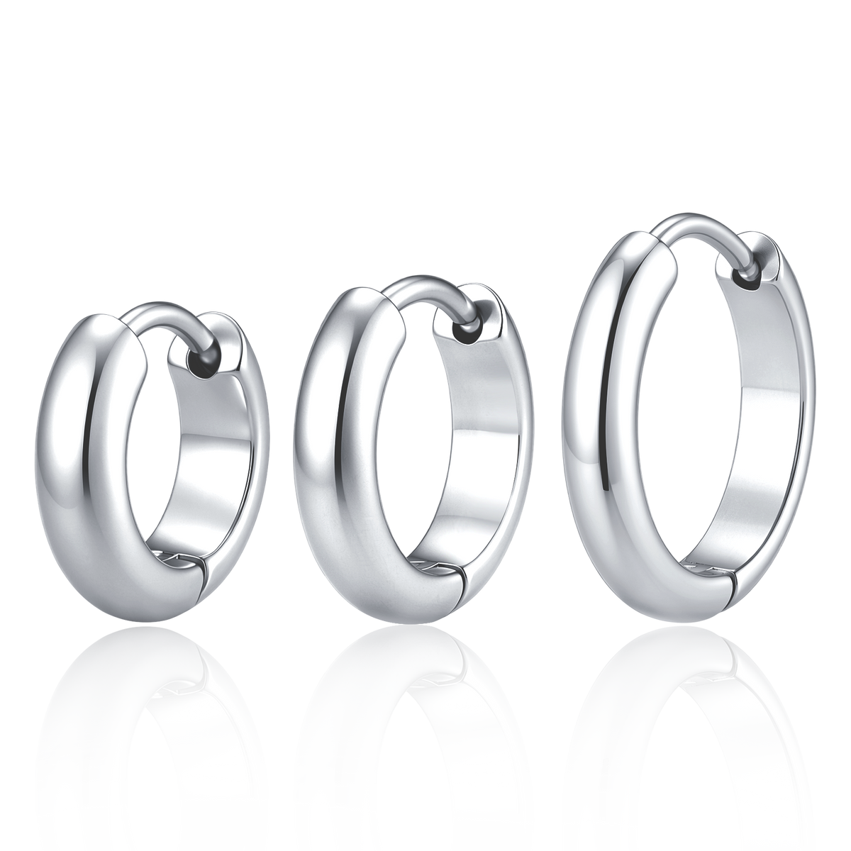 Boucles d’oreilles 3 créoles
