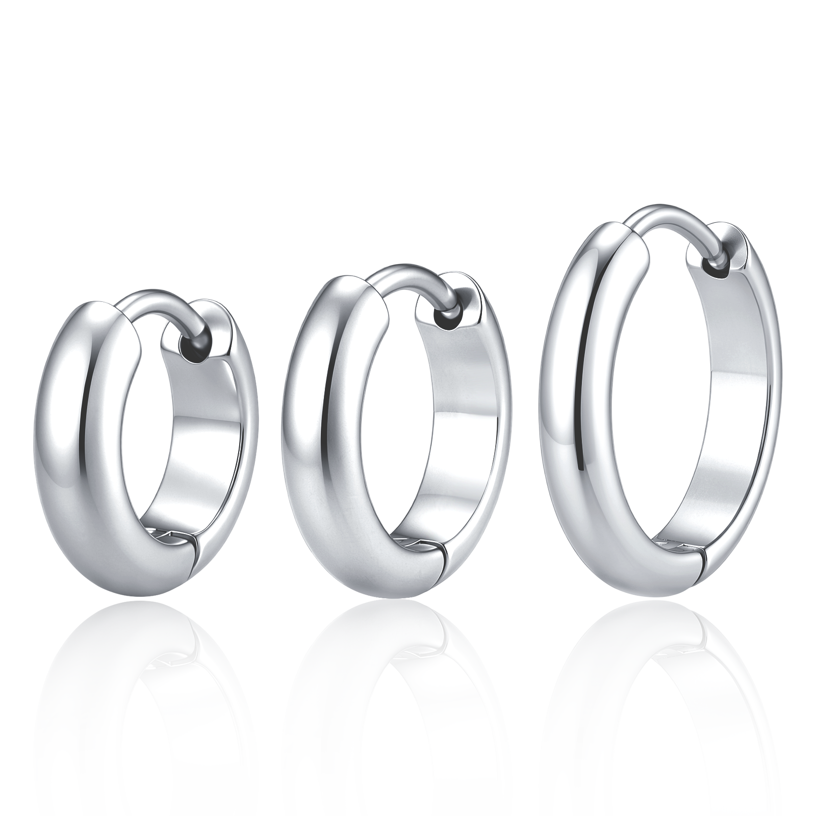 Boucles d’oreilles 3 créoles