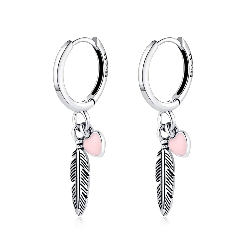 Feathers of Love Earrings - SophiaJewels