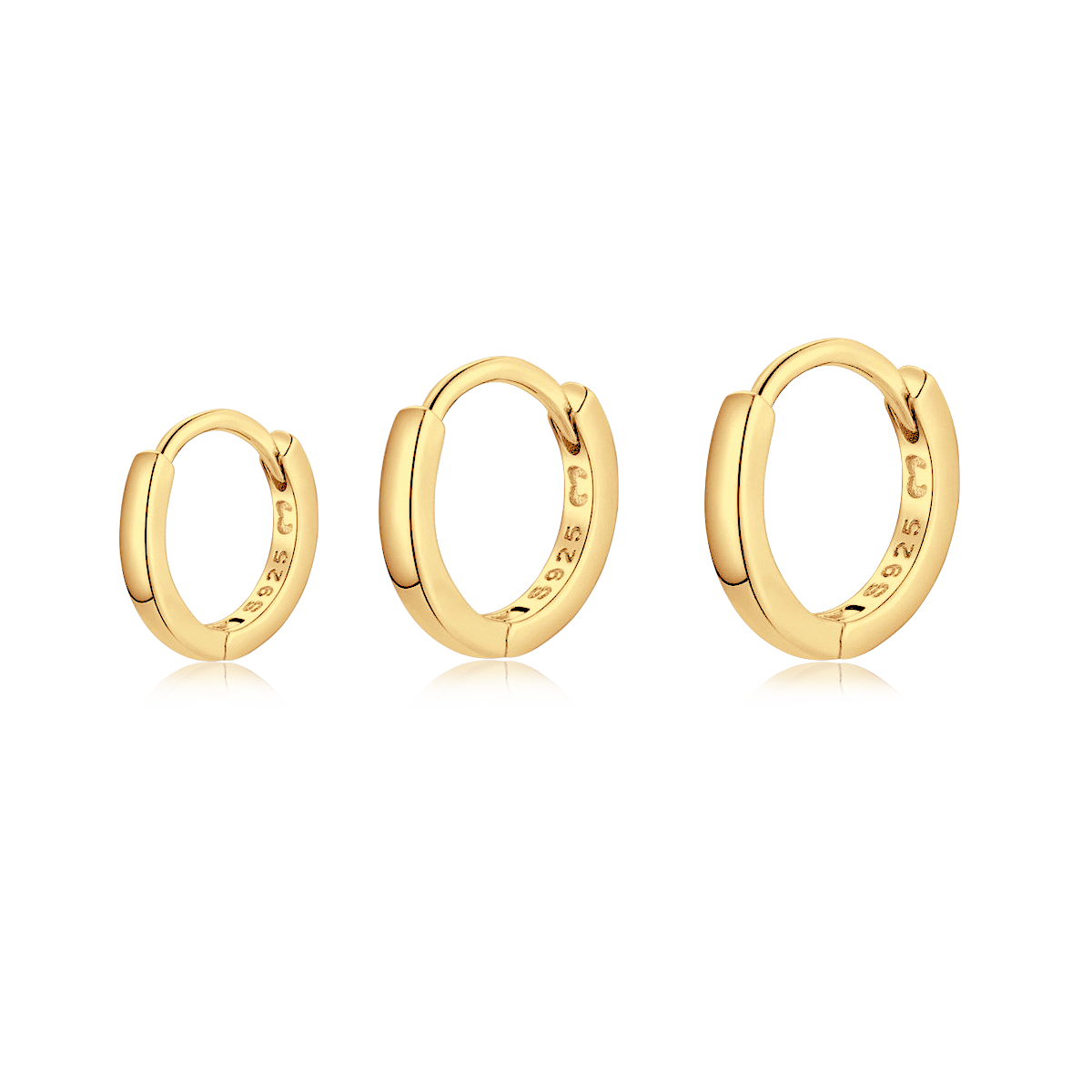Hoops Trio Earrings - SophiaJewels